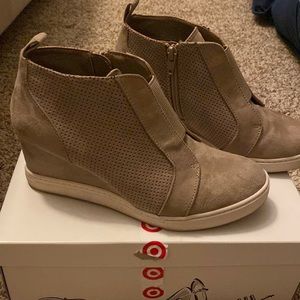 Wedge shoes. Target size 7 worn one time